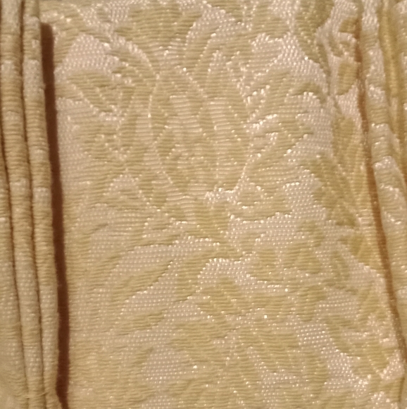 Rare Vintage 60s Permanent Press Pinch Pleated Yellow Winter Drapery - Picture 8 of 13
